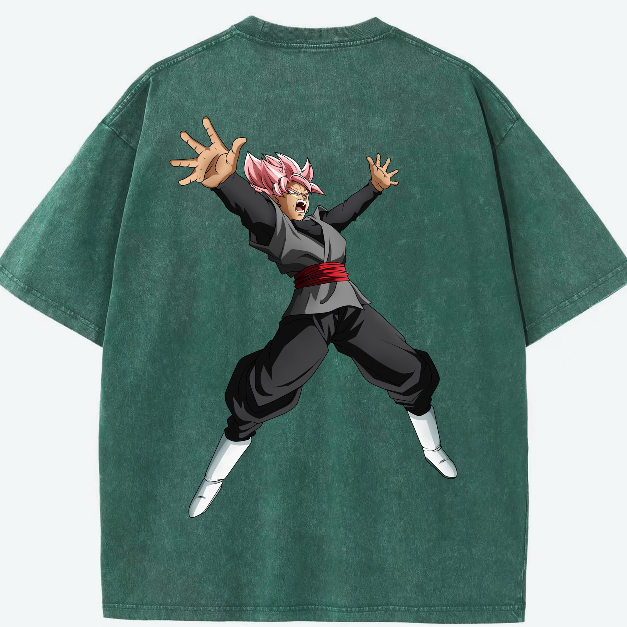（画像用） ドラゴンボール ベジット DRAGON BALL Vegetto 綿100% ヴィンテージ風 半袖Tシャツ（背面プリント）